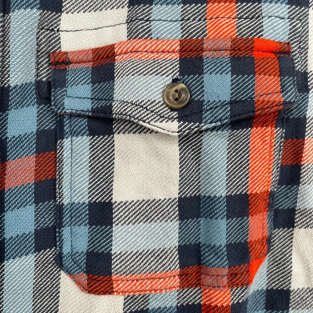 The North Face Shacket M‎ Plaid Button Up Flannel Long Sleeve Heavyweight EUC